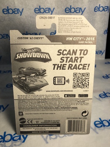 2015 Hot Wheels dk yellow Custom '62 Chevy Pickup 72/250 hw city  - Bild 8 von 10