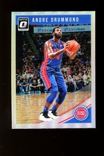 2018 Panini Donruss Optic SILVER HOLO #150 Andre Drummond Detroit Pistons