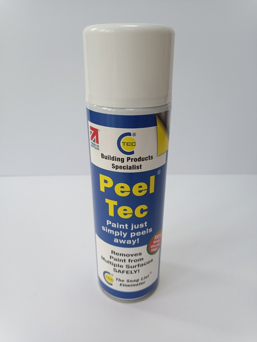 TEC Peel Tec 500ml Spray Paint Remover, Paint Just Simply Peels Away, NEW,  CTI