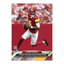 Jayden Daniels - 2024 TOPPS NOW Football Card 3 Washington Commanders