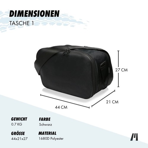 Borse interne per BMW R850 R RT R1100 R RS RT S R1150 RS RT K1200 RS GT - Foto 5 di 7