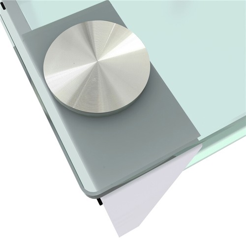 Set of 2 Modern Tempered Glass 2 Layer Tea Table Coffee Table & Square End Table - Picture 15 of 20