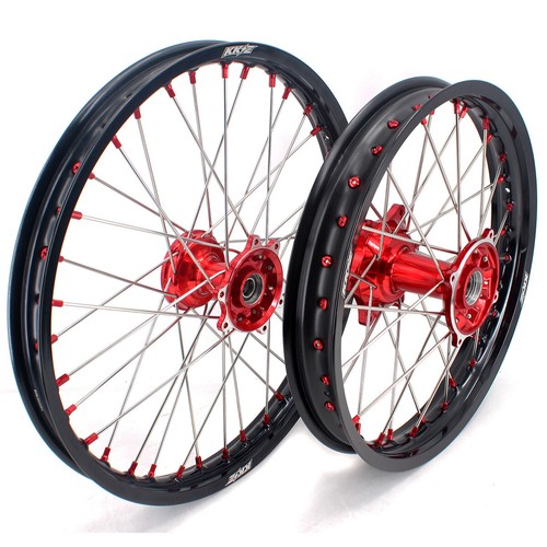 KKE 21/18 Cast Wheels Rims for Honda CR125R 250R 2002-2013 CRF250R 04-13 CRF450R - Picture 2 of 14