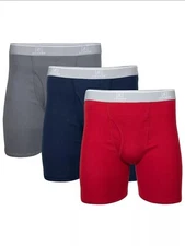 NEW! George Men's Boxer Briefs, 3 Pack, Medium