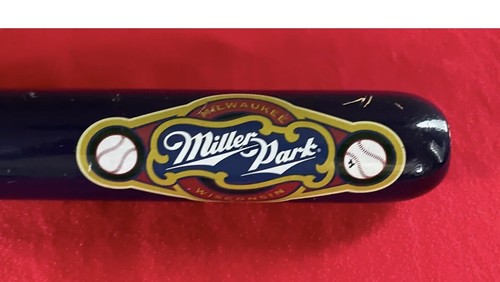 Milwaukee Brewers Baseball Bat Mini Bat Miller Park Souvenir Bat 18" long - Picture 2 of 4