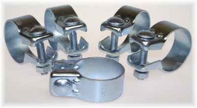 10x BayWorld VAG Breitbandschelle 50,5mm Auspuffschelle VW-Audi-Klemme verzinkt