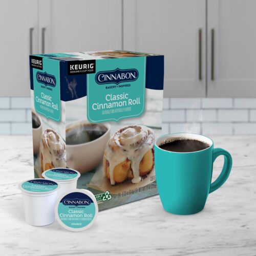 Cinnabon Cinnamon Roll Keurig K-Cup Pods Light Roast Coffee 96 Count - Picture 8 of 12