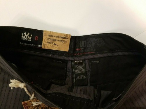 Boy's Micro's Shorts Cool Skull Embroidery Sz 8 - Picture 9 of 9