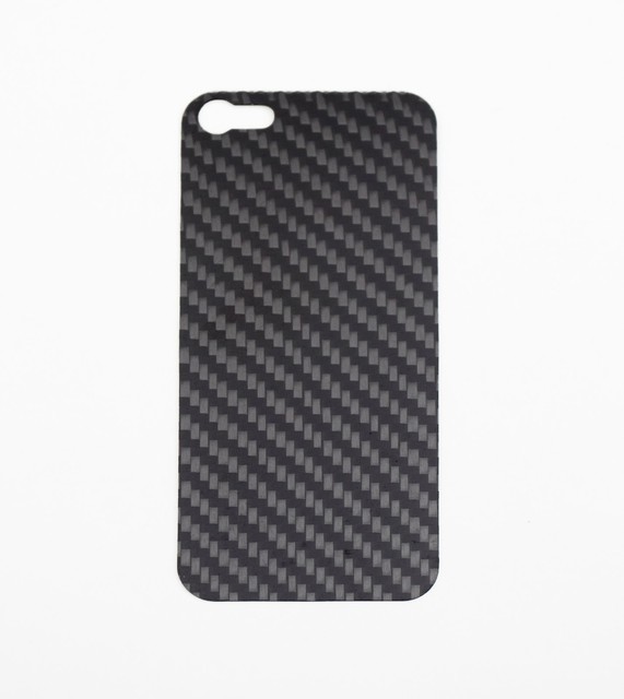 Iphone 5-5S Real Black CarbonFiber Back Plate For Element Vapor PRO SGP Neo Case