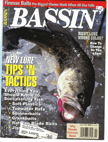 BASSIN' MAGAZINE Lot of 2 April May 1995 Fishing for Bass - Imagen 1 de 2