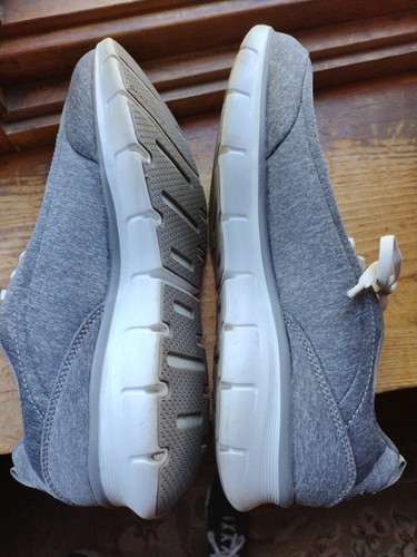 SKECHERS WOMEN'S GRAY FLEX ELITE RUNNING SHOES SNEAKERS SIZE 10 - Picture 7 of 15