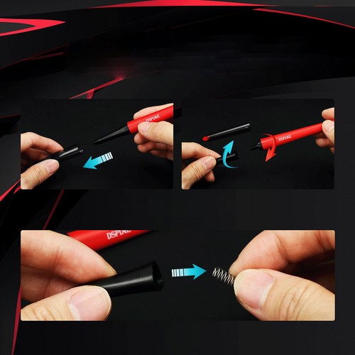 New For DSPIAE PT-FB Non-overflow Wipe Free Panel Liner Pen&Pen Brush For Gundam - Picture 5 of 26