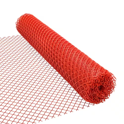 PVC Vinyl Safety Fence 48 in. x 50 ft. Mesh Size Garden Farm Barrier Multi-Use - Picture 5 of 12