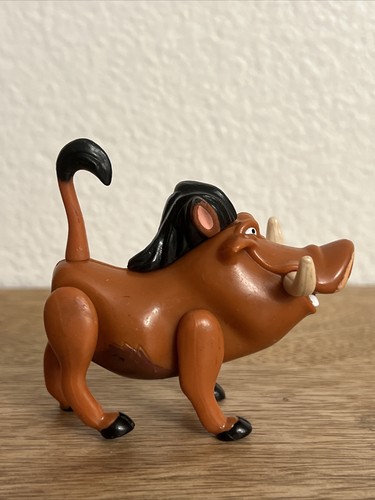 PUMBAA DISNEY THE LION KING 2.5”ACTION FIGURE PLASTIC TOY (PRE-OWNED) - Picture 2 of 15