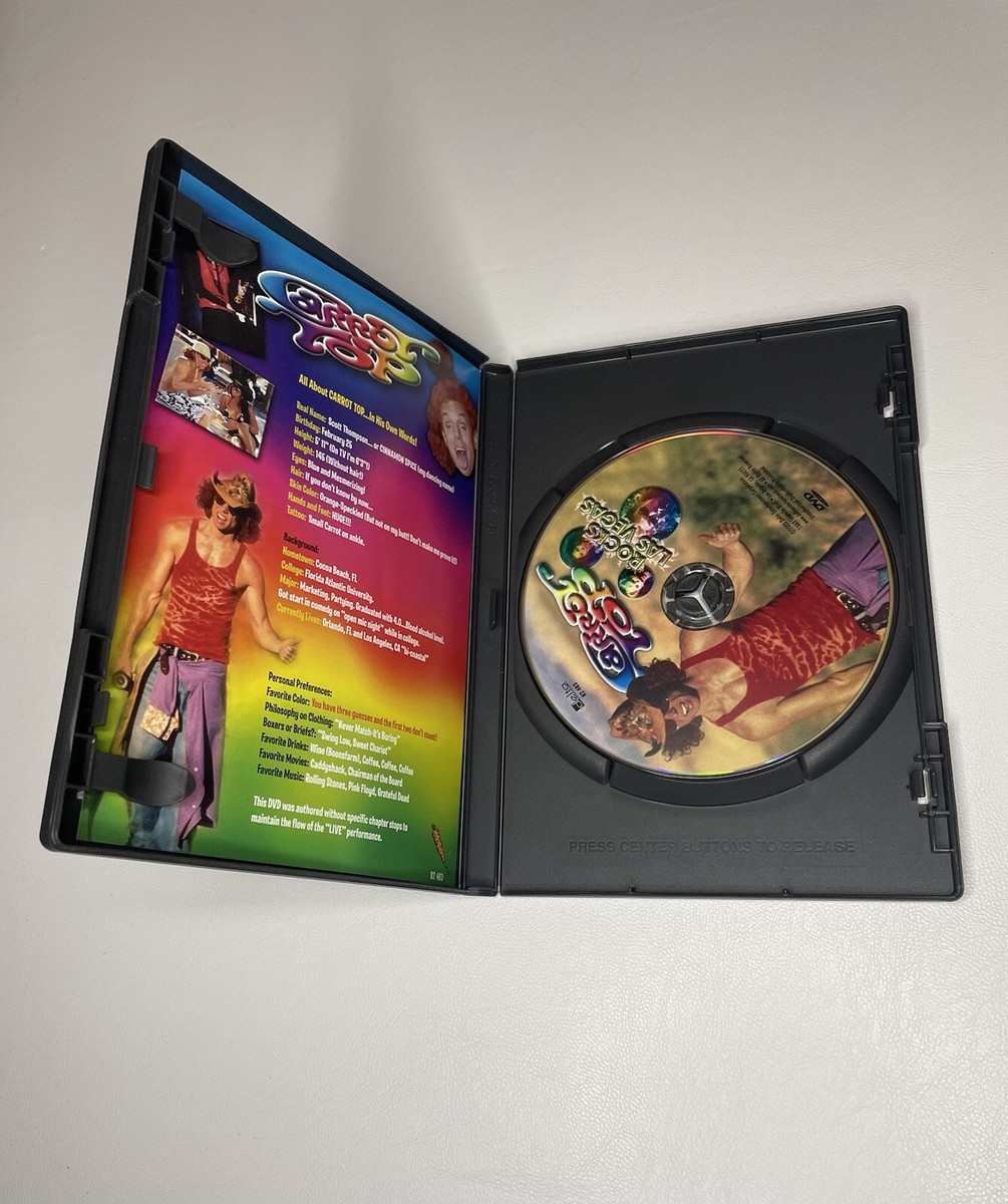 DVD Carrot Top Rocks Las Vegas Delta Entertainment Comedy