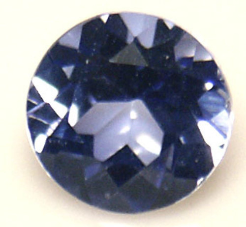 Nice 6 mm Round Brillant Light Blue Created Sapphire - Picture 1 of 1