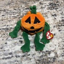 Ty Beanie Baby Halloween Pumpkin - new with tags - 1998 retired