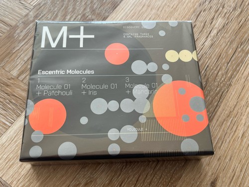escentric molecules molecule 01 Set 3x8.5ml Patchouli, Iris, Mandarin NEW SEALED