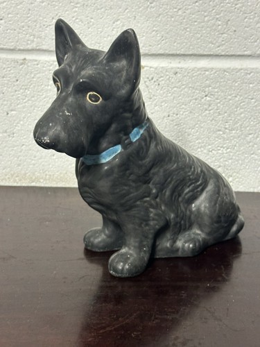 Two Lovely Vintage c1930’s Sylvac Black Scottie Dog Figurines - Picture 5 of 19