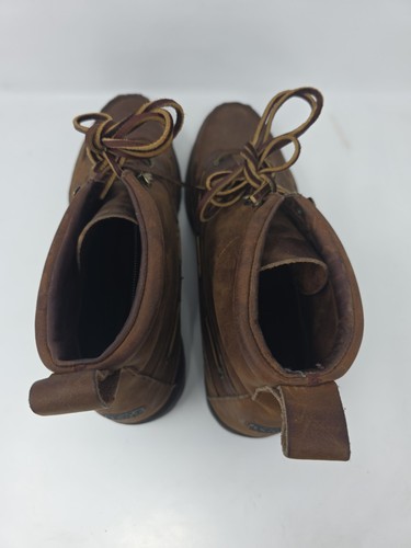 Polo Ralph Lauren Polo Country Men’s 13D Brown Leather Moc Toe Boots RLZ 1776 - Picture 7 of 13