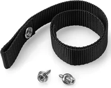 Pontoon Ladder Strap, Boat Accessories with 18“L x 1”W, Black 