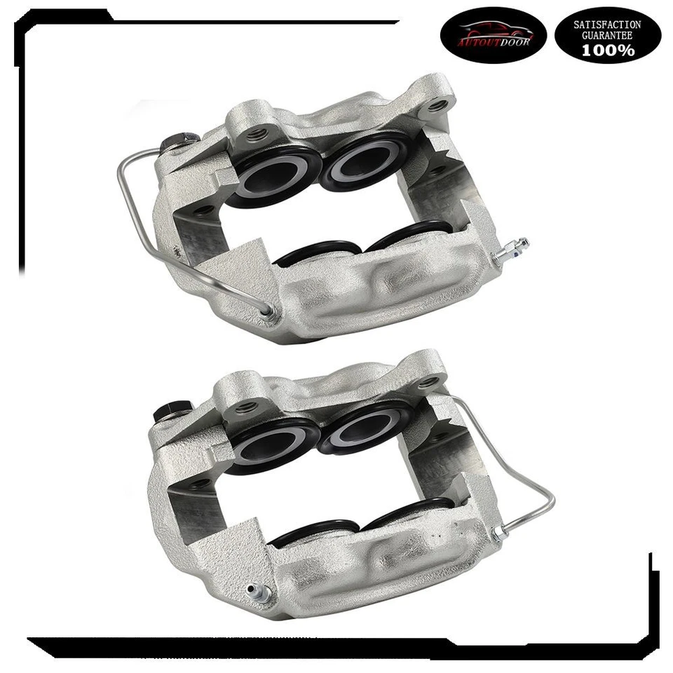 Front Brake Calipers Set (2) For 1965-1967 Ford Country Custom Galaxie 500 LTD - Image 4 of 4