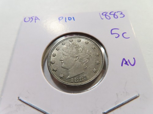 P101 USA 1883 Liberty Nickel AU