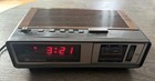 Vintage Sears Model 564.23152350 AM FM Electronic Clock Radio Alarm TESTED