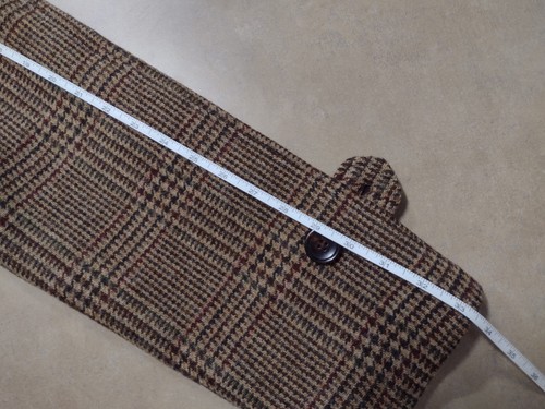 NWOT-Spier & Mackay Brown & Red Check Balmacaan Coat Abraham Moon Wool Size 46 - Picture 16 of 21
