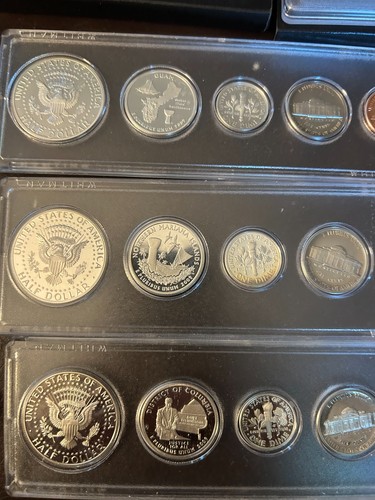 4 1992 US SILVER PROOF SETS with Boxes & COA's and 3 SETS Cameo Proof Coins - 第 3/3 張圖片