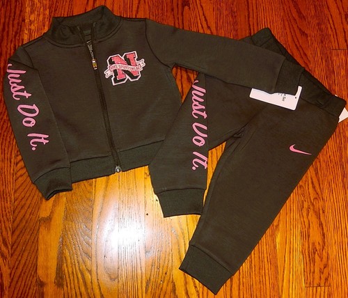 NIKE SPORT SUIT AUTHENTIC TODDLERS GIRLS BRAND NEW ORIGINAL 2Pc SET Size 2T, NWT - Picture 6 of 7