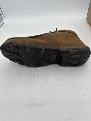 Twisted X Herren Bomber Braun Leder Schnürschuhe Chukka Fahren Schuhe MDMW001 - Neu - Bild 9 von 14