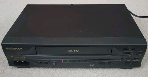 Magnavox Philips VHS HQ 4 Head Stereo VCR VR601BMG23 Recorder Player - Picture 1 of 6