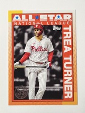 2025 Topps #90AS-9 Trea Turner RED 1990 Design 35th Anniversary All-Stars