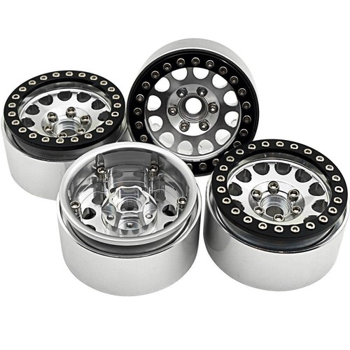 FLYXM 4PCS 1.9" Beadlock Wheel Rim for RC 1/10 AX10 SCX10 D90 CC01 TRX4 Crawler - Picture 10 of 10