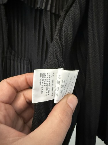 Homme Plisse Issey Miyake Pleated Black Blazer Jacket Size 1 - Picture 7 of 15