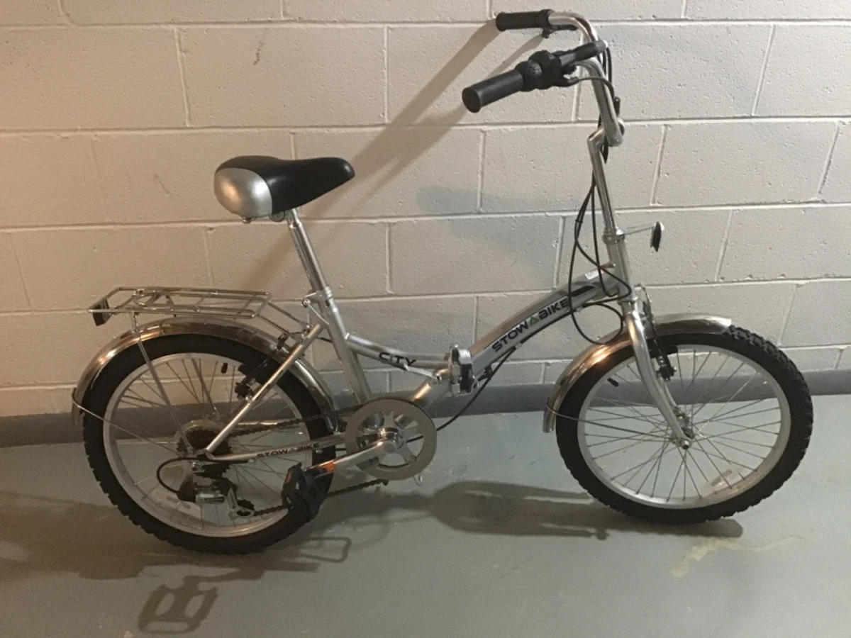 Folding Bike Steel Silver Bikes for sale | eBay