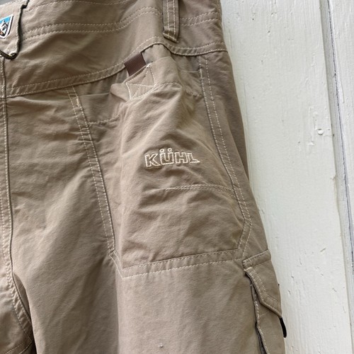 KUHL—Olivgrüne Wander Camping Shorts—Herren 32 (Taille)—95% Nylon, 5% Elasthan— - Bild 10 von 12