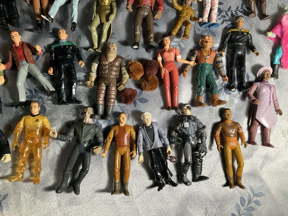 Lote DE COLECCIÓN Figura de Acción STAR TREK - Años 90 - Compañeros de Juego Buen Estado Envío Rápido Foto 4 de 4