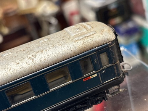 MARKLIN HO SCALE 346/6 TIN 2 ND CLASS PASSENGER CAR Vintage Rare - Picture 6 of 20