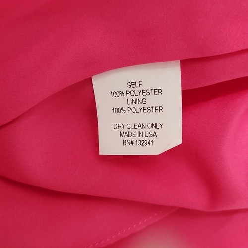 Amanda Uprichard Women's Barbie Pink Kimmie Dress In Cerise Size SM Swiss Dots - Picture 10 of 11