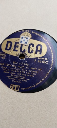 Ilse Werner / Vico Torriani Schellackplatten, Uralt , 12 Stück !! - Bild 9 von 13
