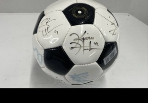 Wilson Black-White Soccer Ball Multi Signed Autographed Free Shipping