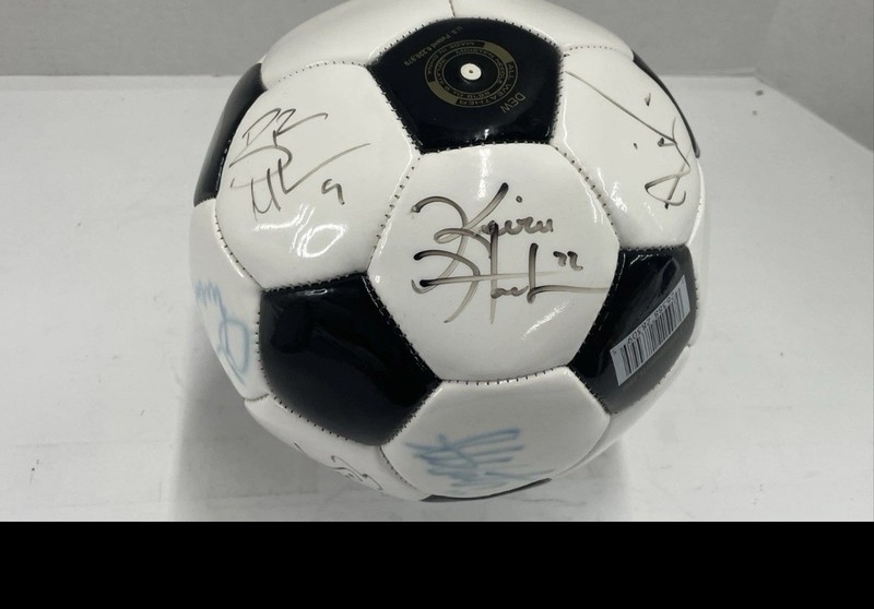 Wilson Black-White Soccer Ball Multi Signed Autographed Free Shipping