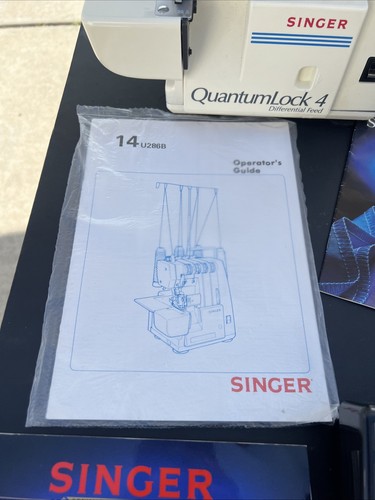 Singer 14U 286B Serger Nähmaschine QuantumLock 4 Differentialvorschub - gebraucht.  - Bild 23 von 24