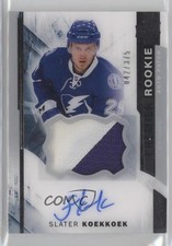 2015 Premier Acetate Rookie Auto-Patch 42/375 Slater Koekkoek #92 Patch Auto 6z1
