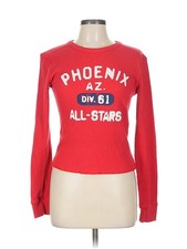 Unbranded Women Red Sweatshirt L