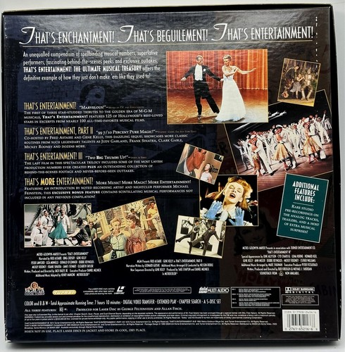 That's Entertainment: Ultimate Musical Treasury / Box Set / Laserdisc - ML105216 - Foto 2 di 2