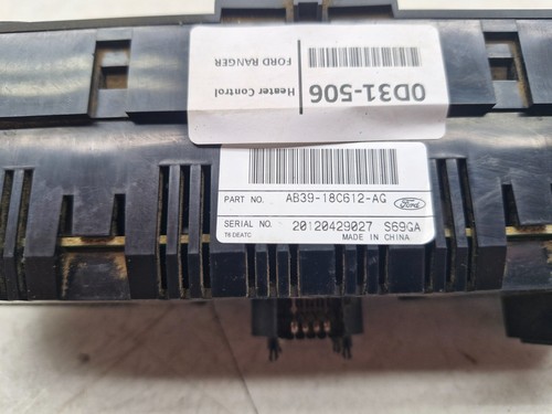 Ford Ranger MK3 A/C Heater Climate Control Module AB39-18C612-AG 2011-2015 - Picture 12 of 24