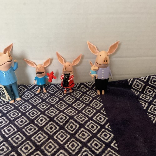 Olivia das Schwein Konvolut 4 Figuren 3 bis 4" von Spin Master 2010 - Bild 2 von 2